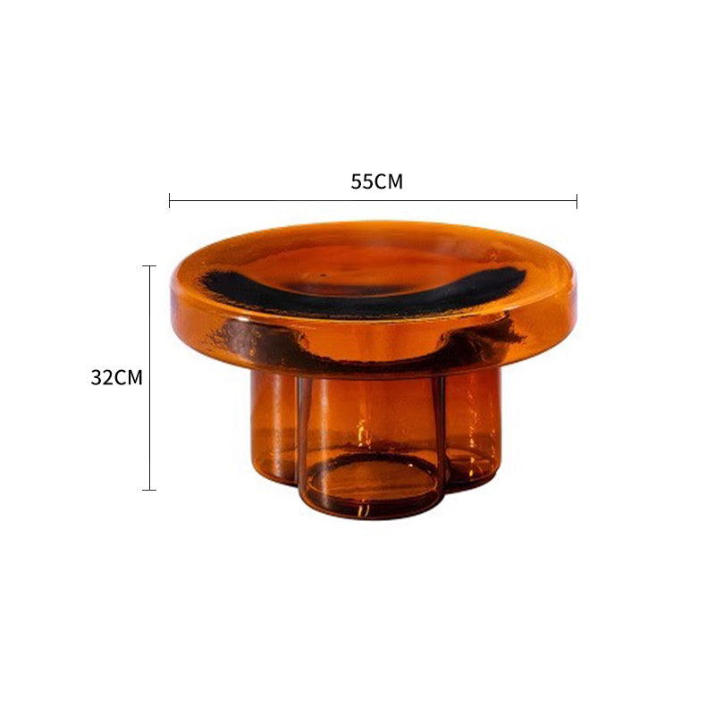 Glass Side Table Tall/Low