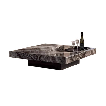 Coffee Table Venetian Brown Marble Finish