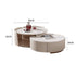Pre Sale Glacier White Marble Nesting Coffee Table Set