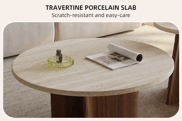 Travertine Stone Tabletop
