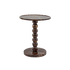 Deep Brown Natural Stone Side Table