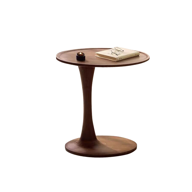 Pre Sale Light walnut-colored ash wood nut side table