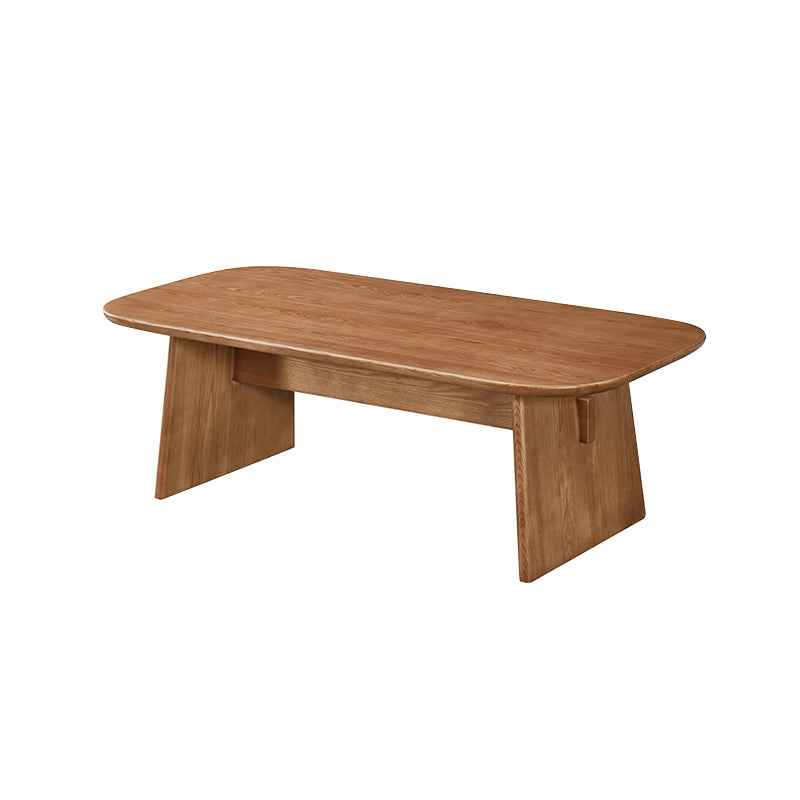 Pre Sale Light walnut-colored white ash wood Nanshan long low table