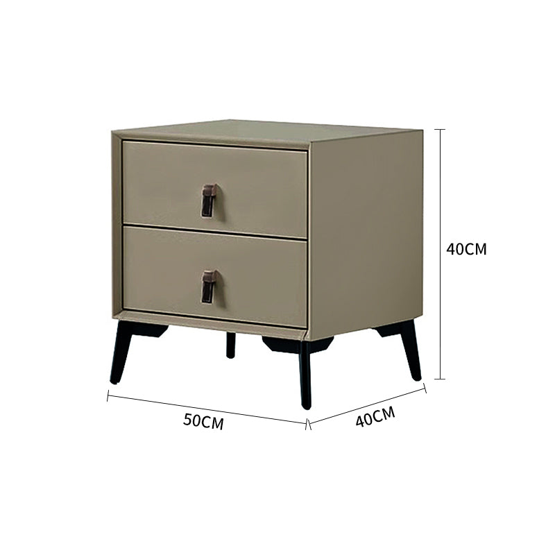 Leather/Bedside Table