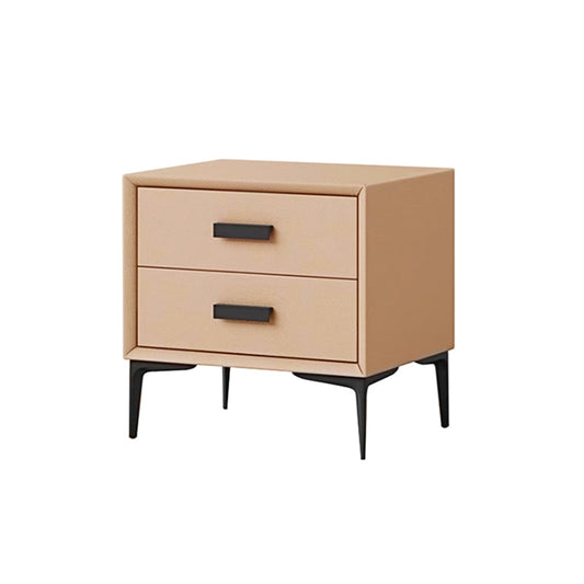 Leather Style/Brown/Bedside Table