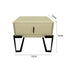 Light luxury soft leather-upholstered nightstand