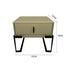 Light luxury soft leather-upholstered nightstand