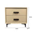 Light luxury soft leather-upholstered nightstand