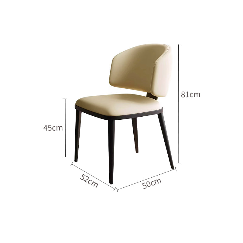 Upholstered Peninsula Dining Chair