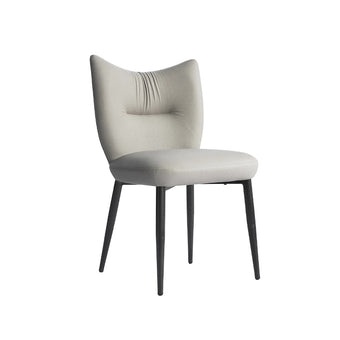 Horn-shaped Upholstered Dining Chair