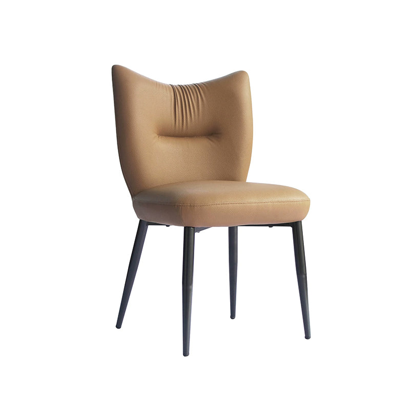 Horn-shaped Upholstered Dining Chair