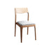 Pre Sale Walnut-Stained Ash Wood Dining Chair with Gray Cat-Claw  Upholstered Seat