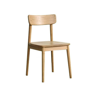 Pre Sale Walnut-Stained Solid Ash Wood Dining Chair
