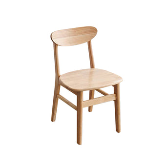 Solid Wood Dining Chair in Natural Wood Finish