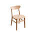 Solid Wood Dining Chair in Natural Wood Finish