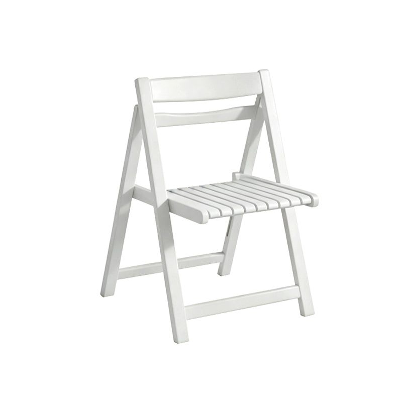 Solid Rubber Wood Folding Dining Chair
