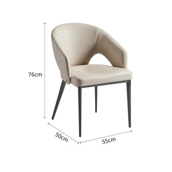 Designer Cat-Scratch-Resistant Upholstered Dining Chair
