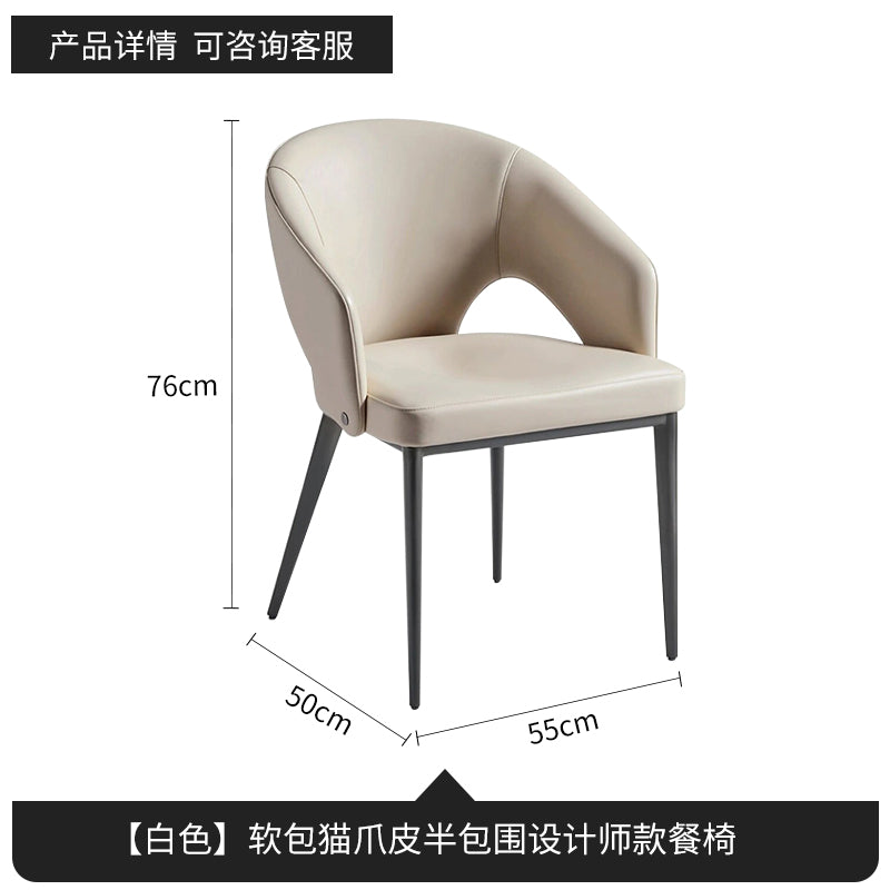 Designer Cat-Scratch-Resistant Upholstered Dining Chair