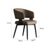 Minimalist Scratch-Resistant Eco-Leather Wraparound Dining Chair