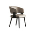Minimalist Scratch-Resistant Eco-Leather Wraparound Dining Chair