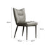 Italian Minimalist Eco-Leather Spring Dining Chair