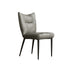 Italian Minimalist Eco-Leather Spring Dining Chair