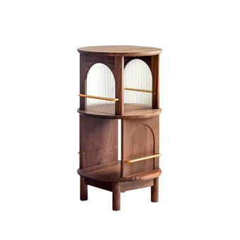 Solid Wood Revolving Cabinet