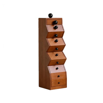 New Design Multi-Layer Drawer Solid Wood Cabinet