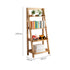 Multi-Layer Solid Wood Bookshelf with A-Shaped Base