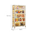 White Steel Frame Multi-Tier Shelving Unit