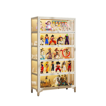 White Steel Frame Multi-Tier Shelving Unit