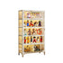 White Steel Frame Multi-Tier Shelving Unit
