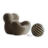 Stripe Shaped/Cotton/Lounge Chair/Large
