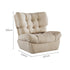 Khaki Suede Cloud Manual Recliner