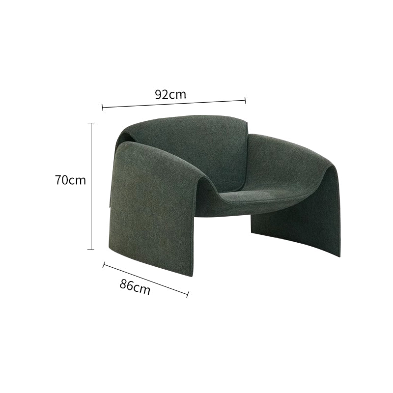 Velvet Structured Cotton Crab Chair