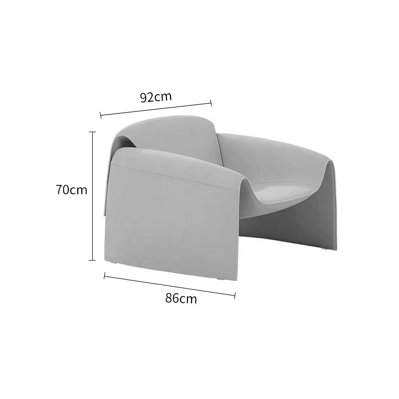 Velvet Structured Cotton Crab Chair
