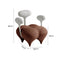 Brown & white