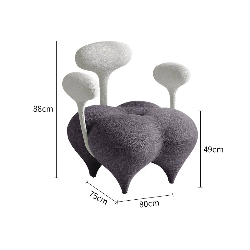 Colorblock designed Lounge Chair
