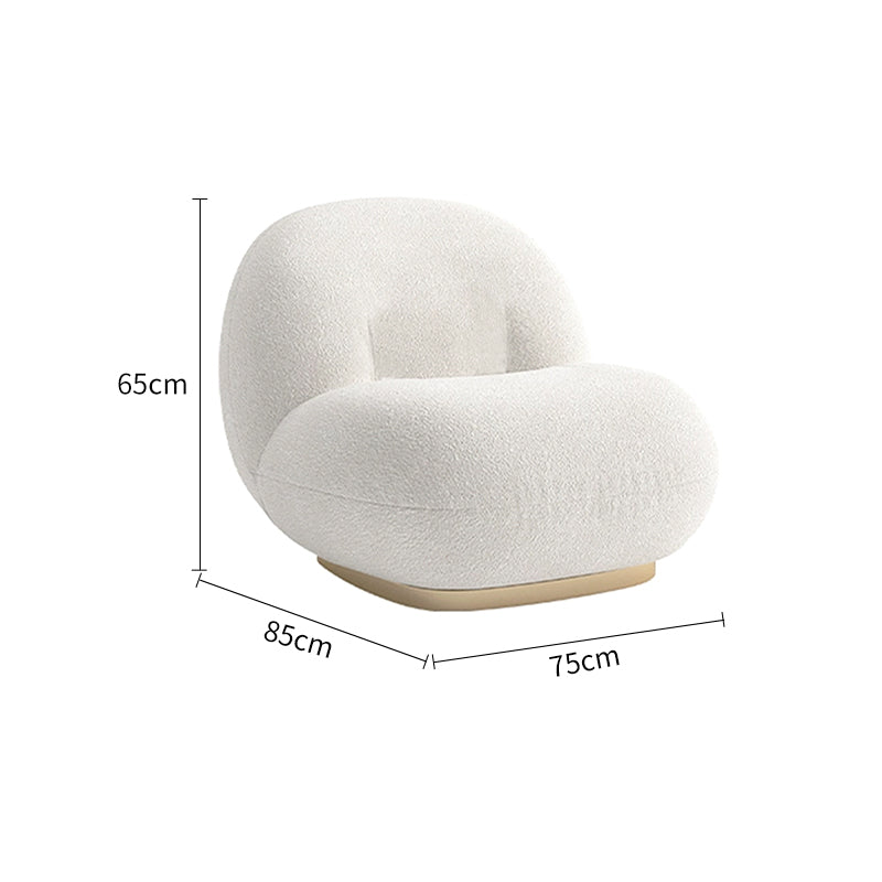 Modern White Swivel Sydney Chair