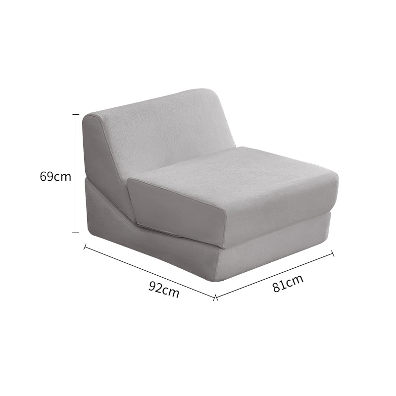 Velvet Tri-fold Modular Sofa