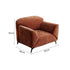 Pre Sale Brick Red Chenille Multi-Functional Lounge Chair