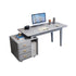 Gray Solid Wood Desk/Bucket Cabinet/Chair