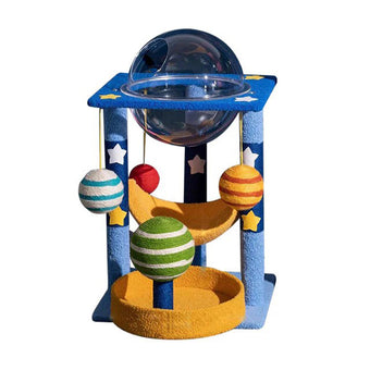 Starry Sky Triple-Layer Cat Scratching Tree