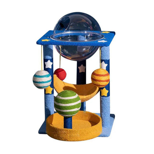 Starry Sky Triple-Layer Cat Scratching Tree