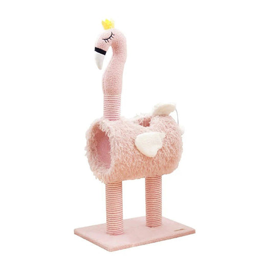 Flamingo Cat Bed Tower