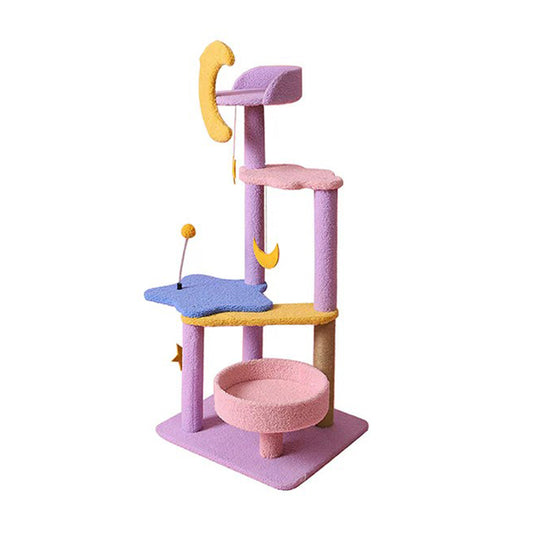 Moon Four-Layer Cat Scratching Tree