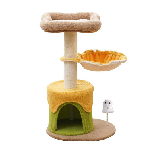 Toast And Egg Five-Layer Cat Scratching Tree