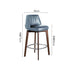 Swivel Bar Stool in Walnut Wood Green/Blue/Coffee/White