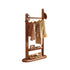 Vintage Tone All-in-One Coat Rack & Shoe Bench
