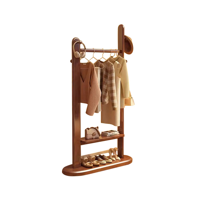 Vintage Tone All-in-One Coat Rack & Shoe Bench